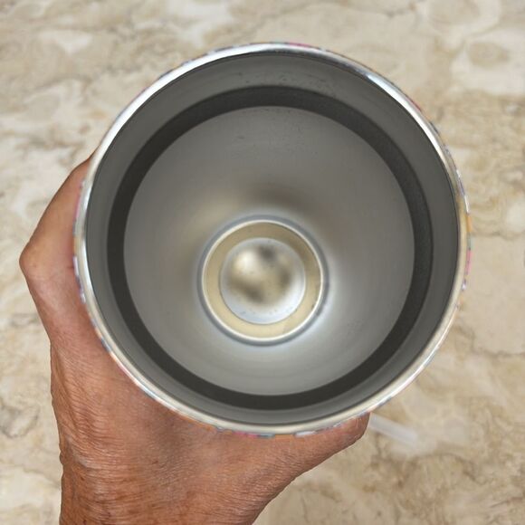 NWOT HydraPeak Yellow Skulls Insulated BPA Free Tumbler - Picture 7 of 9